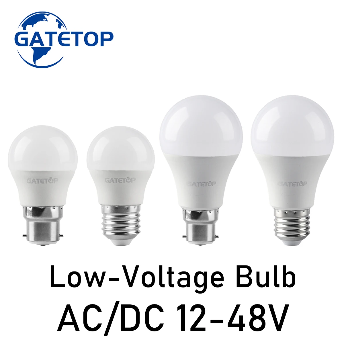 Low-voltage LED Bulb AC/DC12V 24V 36V 48V E27 B22 10W Bombilla For Solar Led Light Bulbs 12 Volts Low Voltages Lamp Lighting