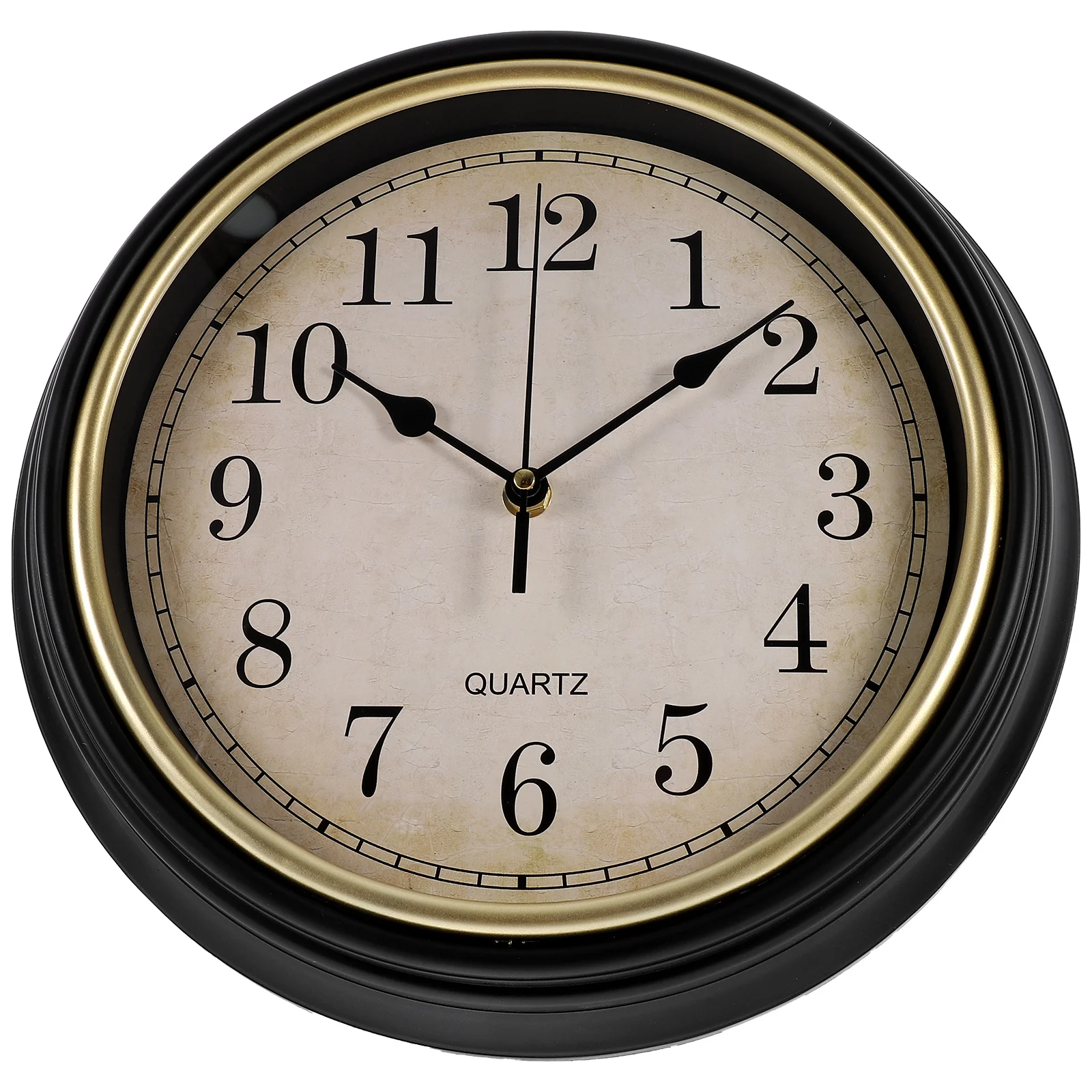 

Vintage Wall Round Mute Non Ticking Hanging Clock Arabic Number Silent Bedroom Decor Home Wall Decor Rustic Living Room