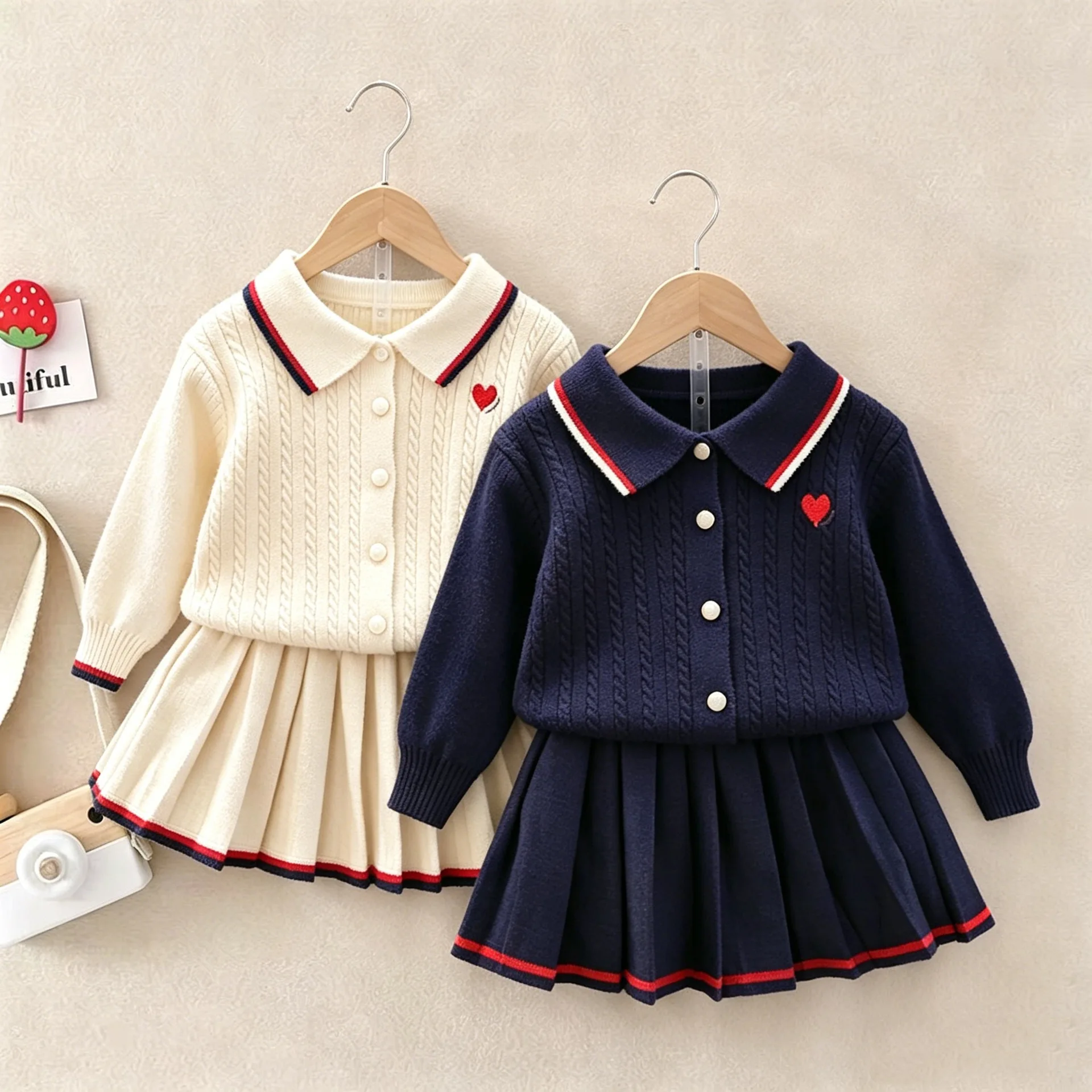 Baby Girls Winter Knitting Ski - Baby Clothing Designer ulasan dan harga