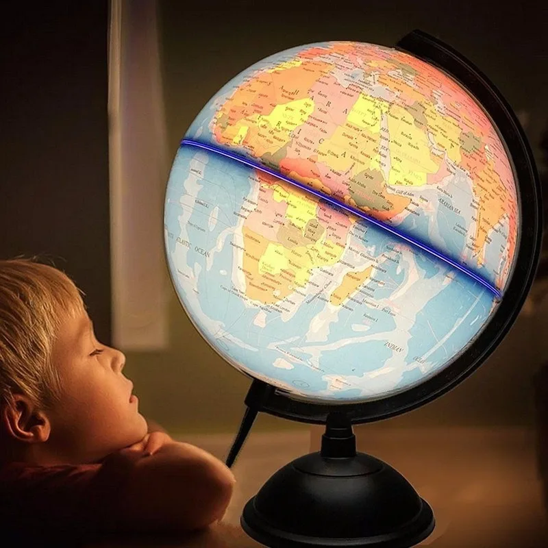 

30cm World Globe Large Hd with Light Display Students In English and Chinese Teaching Children Gifts To Learn To Use AR Globes
