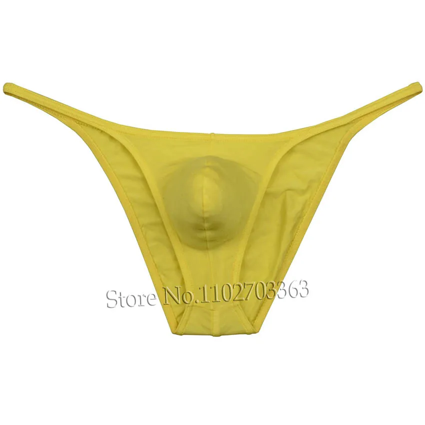 Men Mini Bikni Briefs Physique String Underwear Bulge Pouch Contest Posing Cheeky Panties