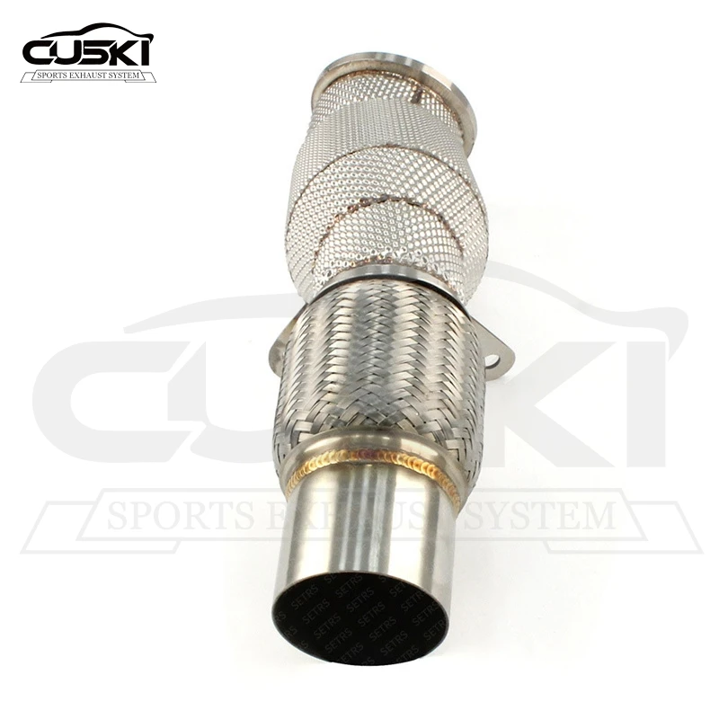 CUSKI Downpipe For BMW 316 320 320GT B48 F30 F35 2.0T 2013-2023  High Flow Through/With ternary Exhaust Downpipe Exhaust System