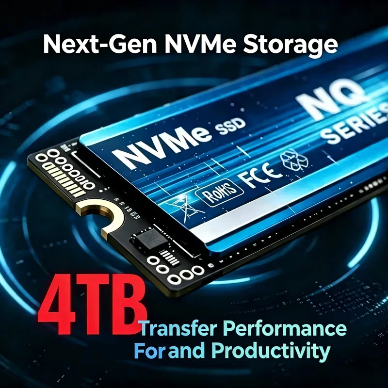NQ SERIES M.2 PCIe 3.0 NVMe SSD, High Spped Read Speed, 500GB-4TB Internal Solid State Drive for Desktop Laptop  Systems.