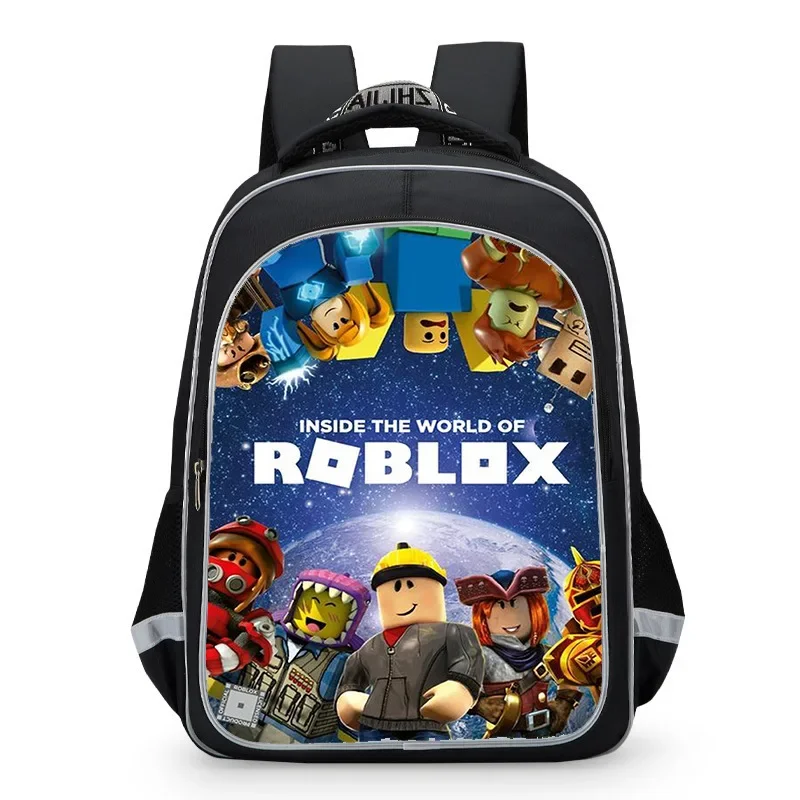 Fashion Trend Backpack Roblox School Bag Game Peripheral Shoulder Bag Cartoon Primary School Boy and Girl Bag