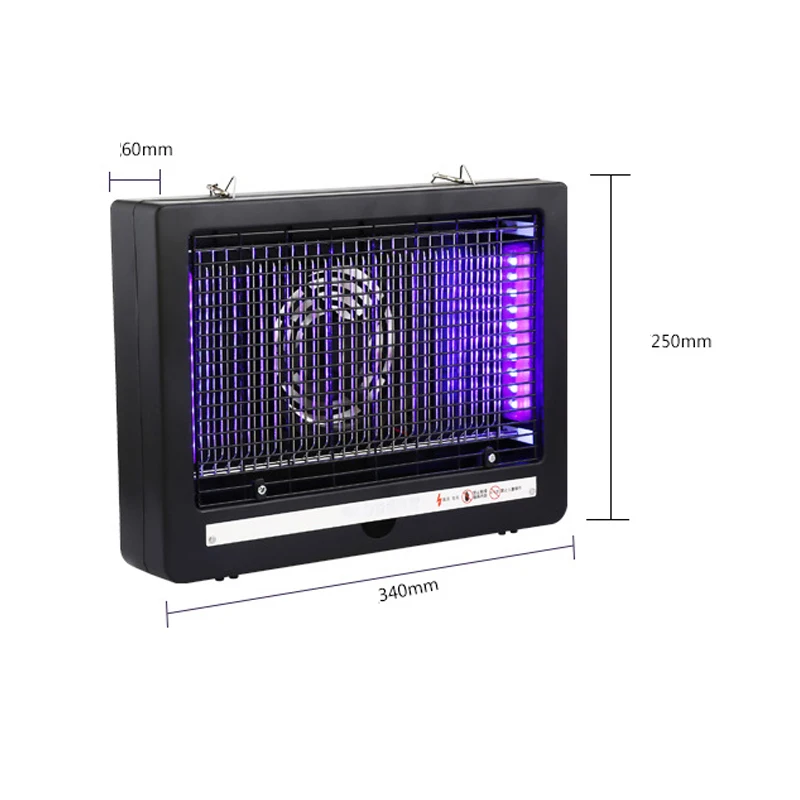 야외 실내 가정용 전자 모기 퇴치 램프, 벌레 박멸 장치, 곤충 방지 트랩 플라이 UV 라이트, 40W, 110V-220V