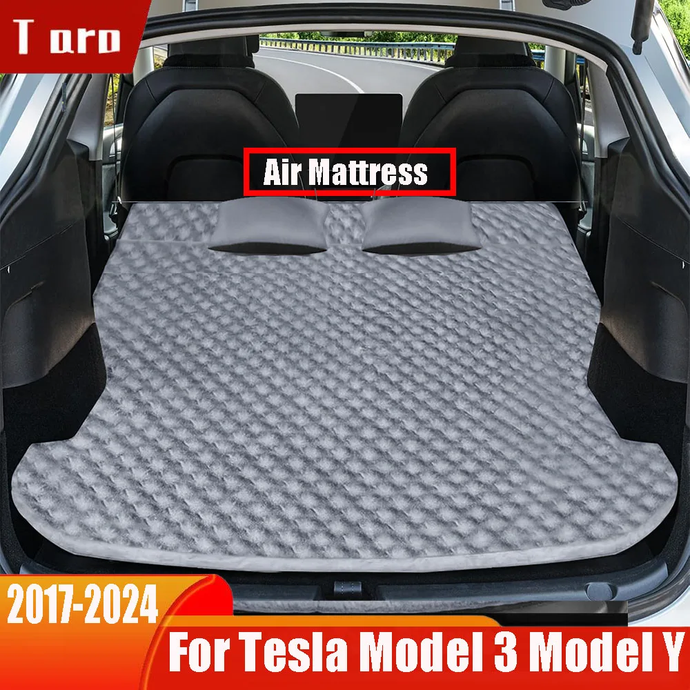 

Tarot Air Mattress Custom For Tesla 2024 Model 3 Model Y Inflatable Car Bed High Quality Flocking Surface Camping Sleeping Pad