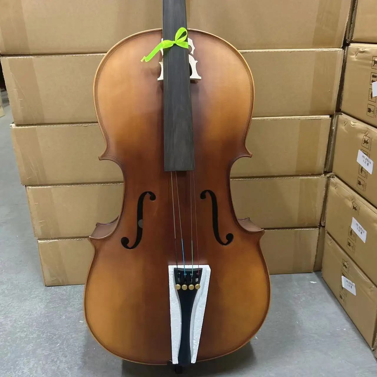 

1/2 1/4 factory price beginner matte maple solid spruce wood cello wholesale