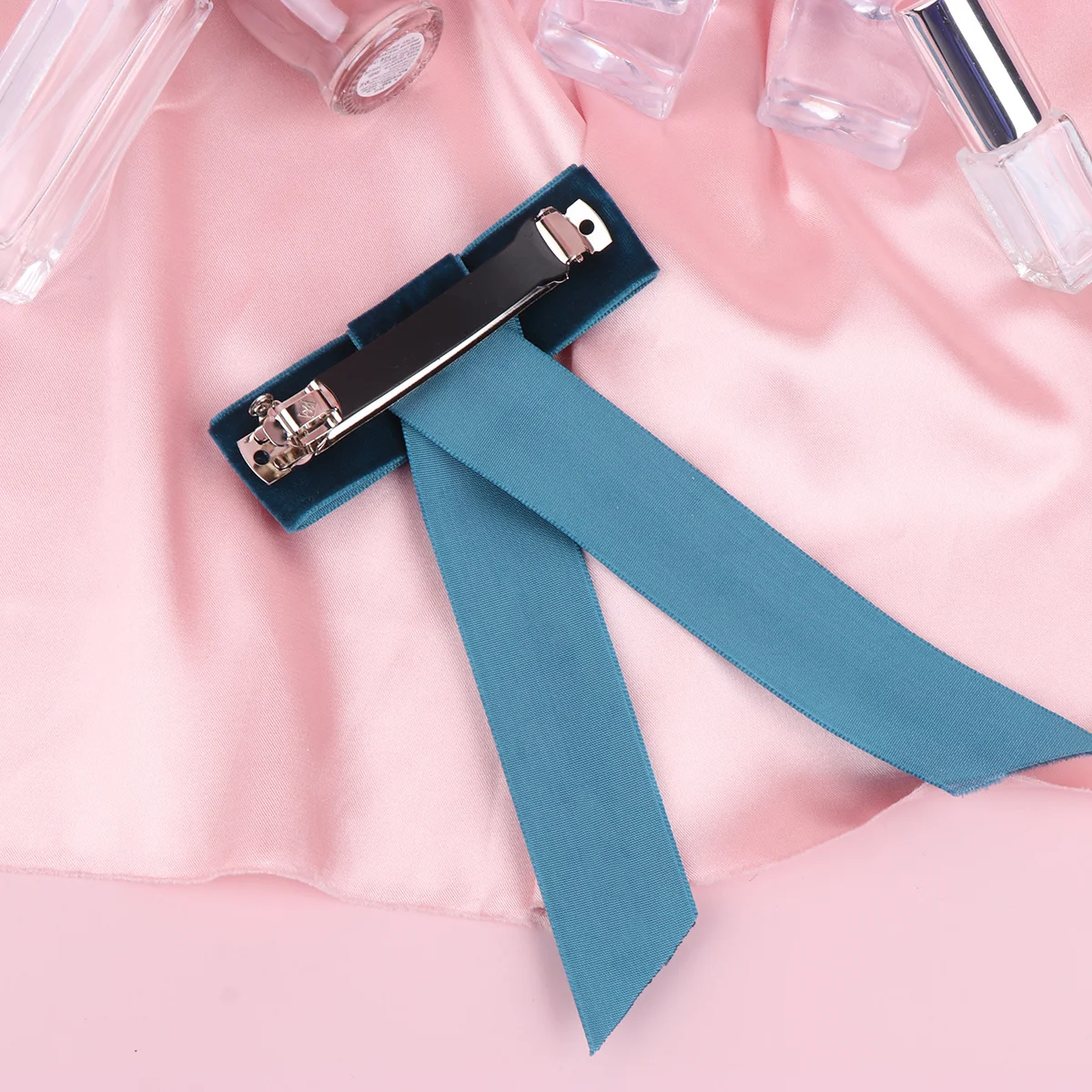 

1pc Large Bowknot Hair Clips Spring Barrettes Business Blue For Chic Hairpins Bobby Pins Bowknot Headdress Hair