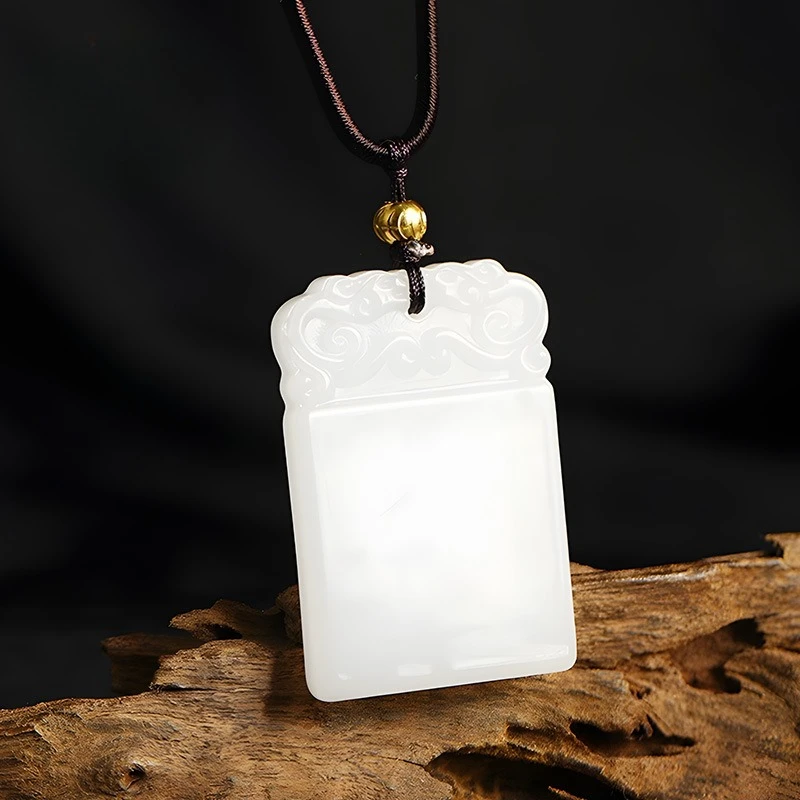 

Натуральный Афганистан Белый Нефрит Бренд Мир Подвеска Унисекс Нефритовые Ювелирные Изделия Идеальный Фестивальный Подарок