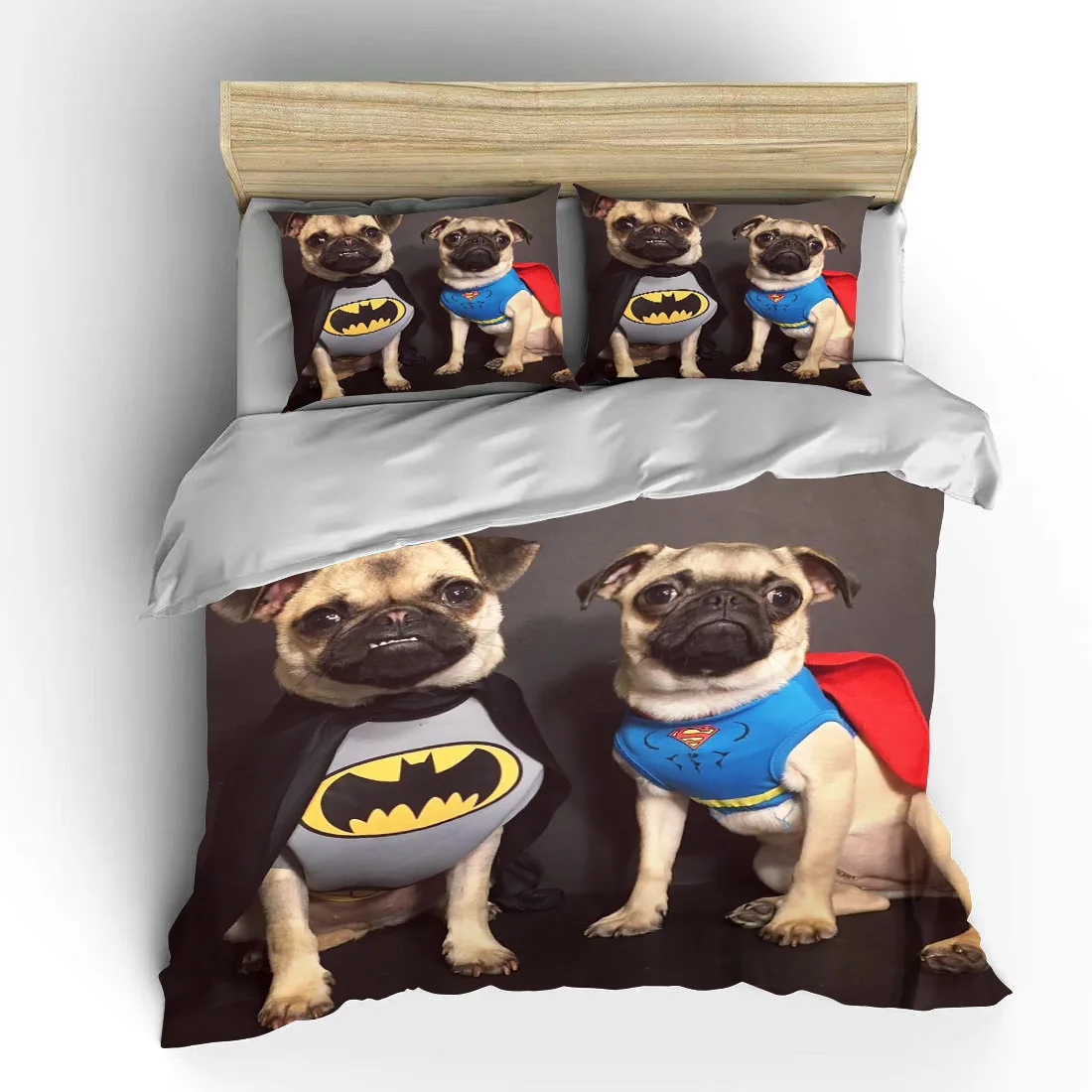 10 sizes World famous dog Bedding Set Cartoon Duvet Cover Pillowcases Bedlinen Kids Bedclothes Twin Full Queen King Size boygift