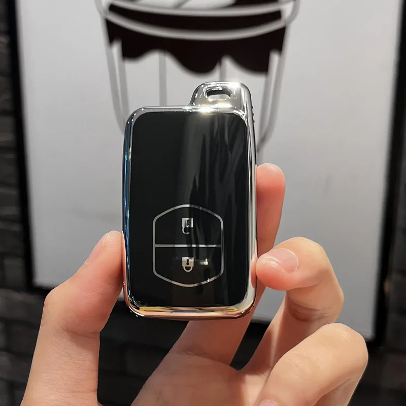 2 Button TPU Car Remote Key Case Cover Fob For Subaru Foreste XV For Toyota Land Cruiser Prado 150 Crown Camry Prius Accessories