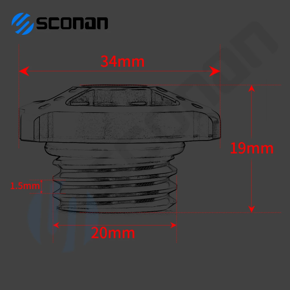 For YAMAHA FZ-1 FZ1 FZ 1 FAZER Motorcycle Accessories Crankcase Cap Engine Oil Filler Screw Cover Plug 2006 - 2015 2013 2014