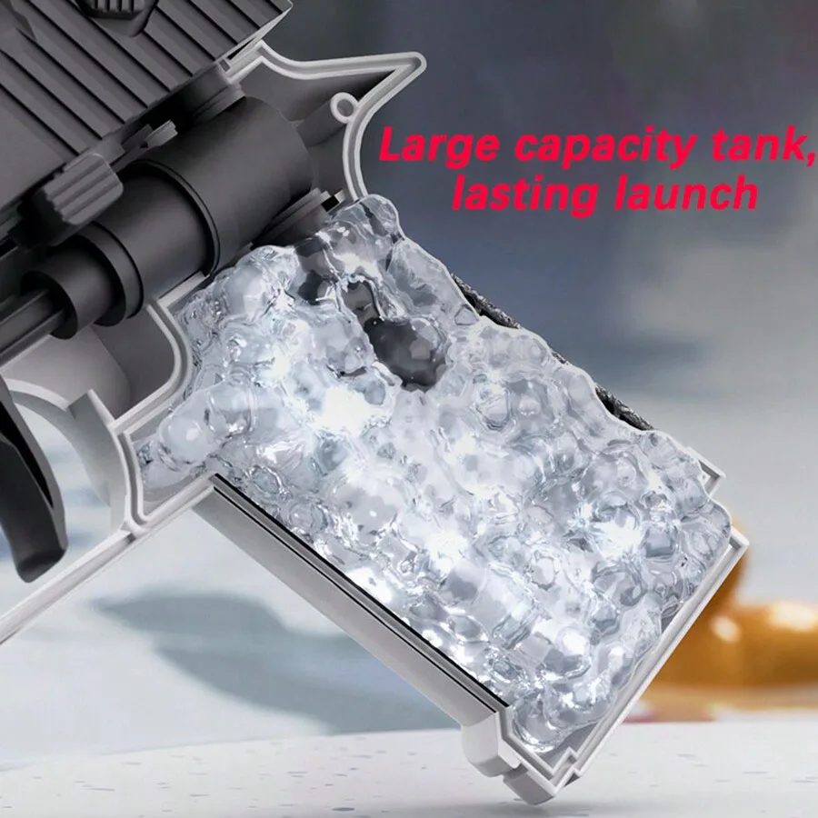 Kids Summer Mini Desert Eagle Mechanical Continuous Firing Water Gun Small Pistol Outdoor Beach Pool Toys Shoot Water Guns Gifts