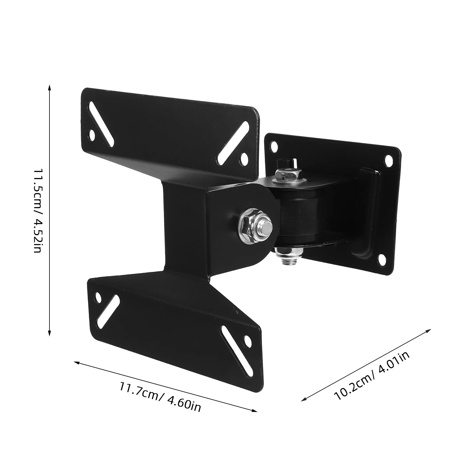 

5pcs 5 Sets Display Bracket Monitor Stand Mounting Brackets for Living Room Circular Mirror Support Angle Fastener Corner