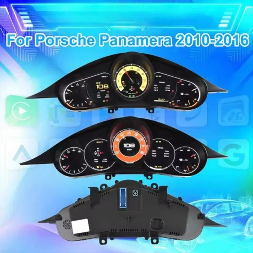Refit Upgradation Digital LCD Cluster For Porsche Panamera 2010 2011 2012 2013 2014 2015 2016 Car Dashboard Panel Navigation