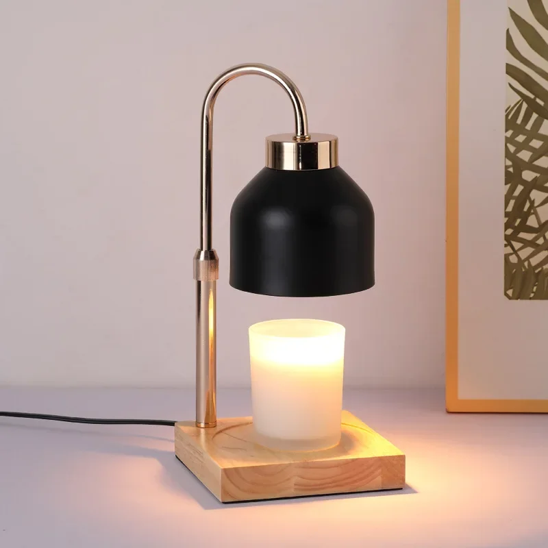 Aromatherapy Wax Melting Lamp Romantic Retro Night Light Candle Warmer Lamp with Timer Dimmer Home Decoration Candle Warmer Lamp