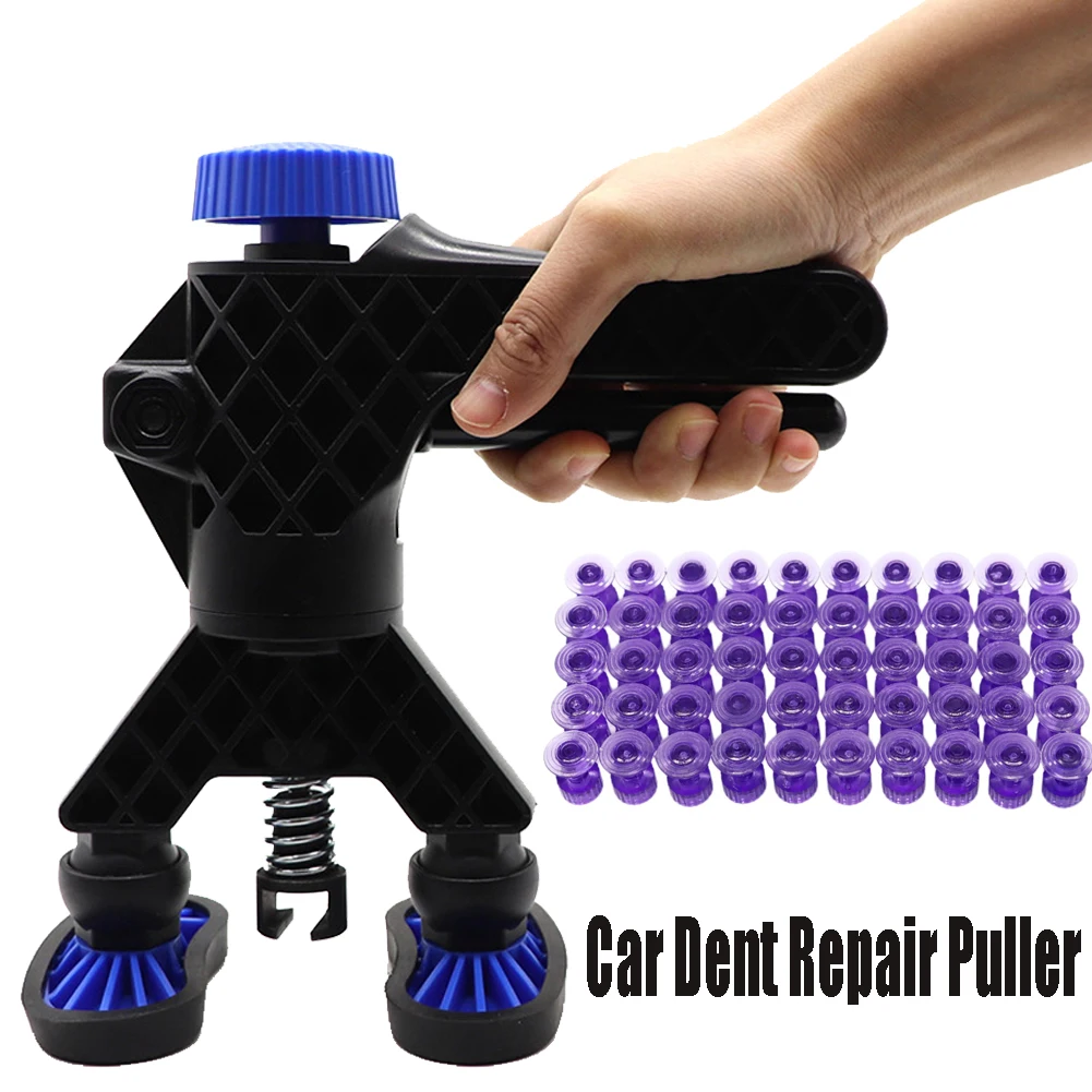 Car Dent Repair Lifter Tools Multi-Purpose 360 Degree Rotation Handle Puller Paintless Dent Pit Removal Repair Tool Complete Kit