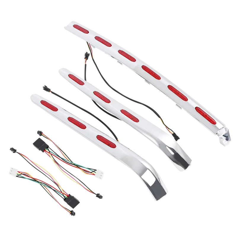Hinten Stamm oder Satteltaschen Trim Abdeckung LED Lichter Für Honda Goldwing GL1800 2001-2011 2010 2009 2008 2007, Motorrad Zubehör