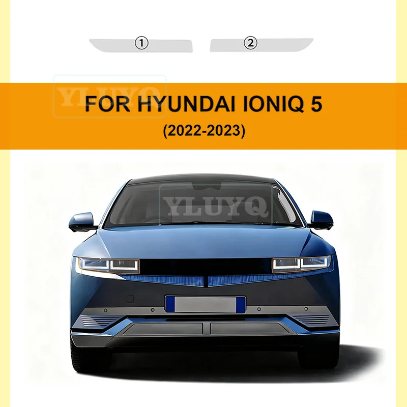 

For Hyundai IONIQ 5 2022 2023 Accessories Pre-cut Car Headlight Paint Protection Film Rearview Mirror PPF Clear Decal Sticker