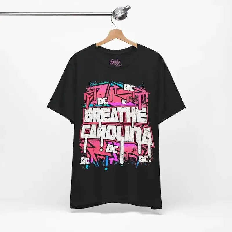 Breathe Carolina T Shirt Scene Emo Band Electropop Early Crunkcore