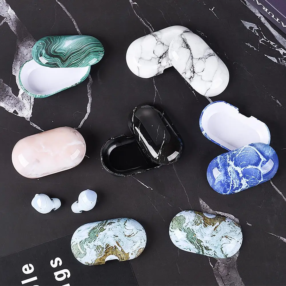 Marble Pattern Case for Samsung Galaxy Buds Buds+ Case Hard PC Protective Cover for Samsung galaxy buds plus buds buzz Case Capa