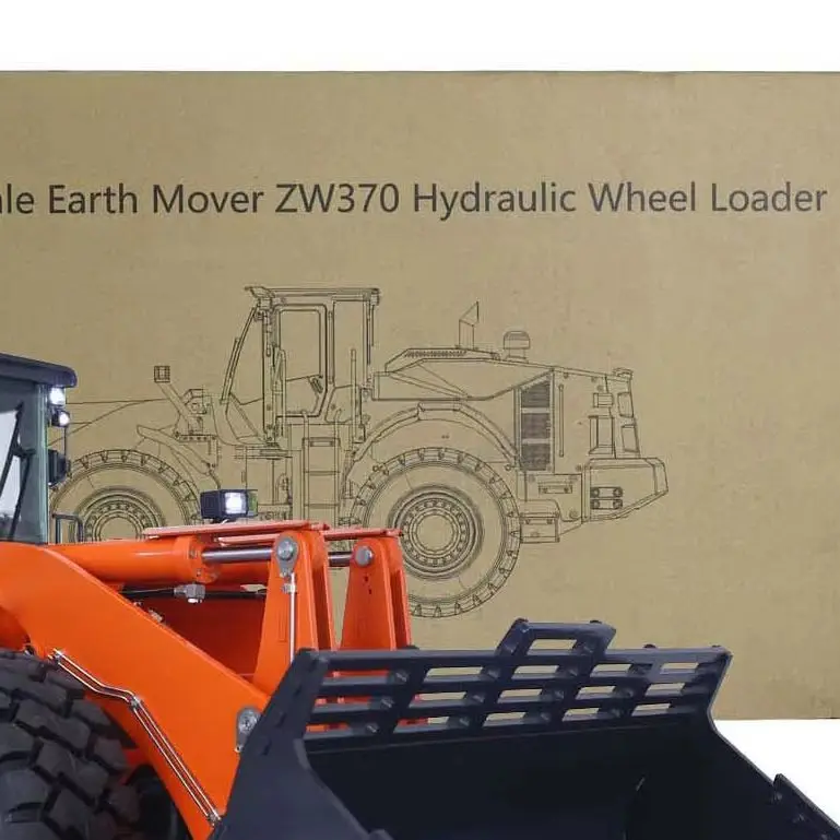 

US Stock 1/14 JDM 198 ZW370 Hydraulic RC Loader RTR Construction Vehicles Painted Finished Earth Mover Sound Model