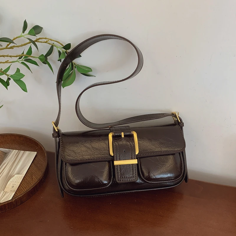 

Versatile Retro Women's Bag - French Niche Crossbody New Style Trendy High-End Exquisite European American Sweet Casual Bag