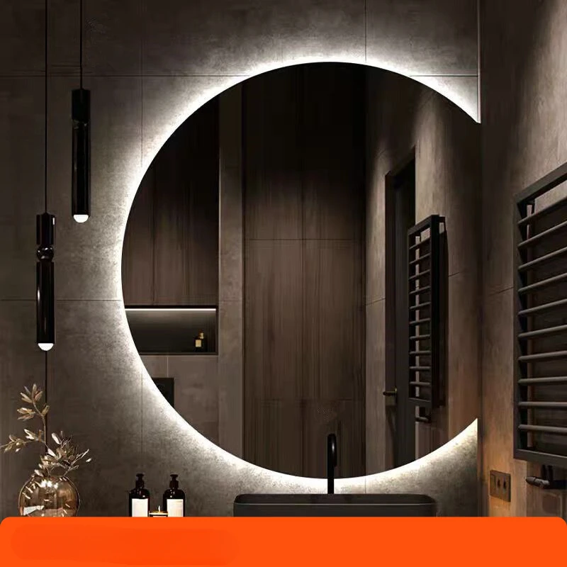 Large Mirror for Bedroom Led Bathroom Decor Wall Adhesive Mirrors Vanity Full Length Mirroring Espejos Full-body Shower