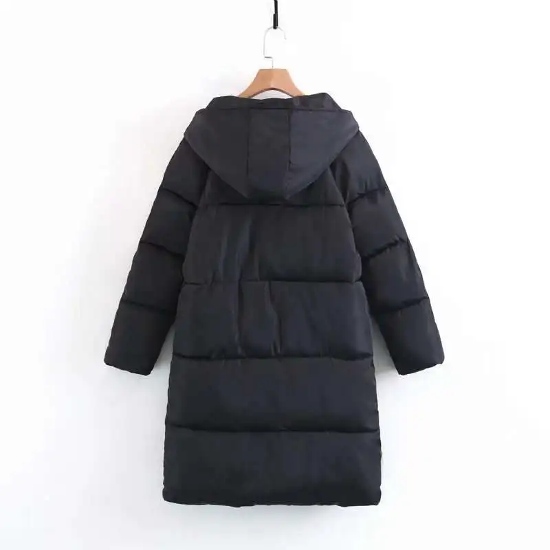 Winter Thiened Bread Sle down Cotton Jaet Women's Outerwear Long Sve Zipper Closure Ultra ort Length  Color