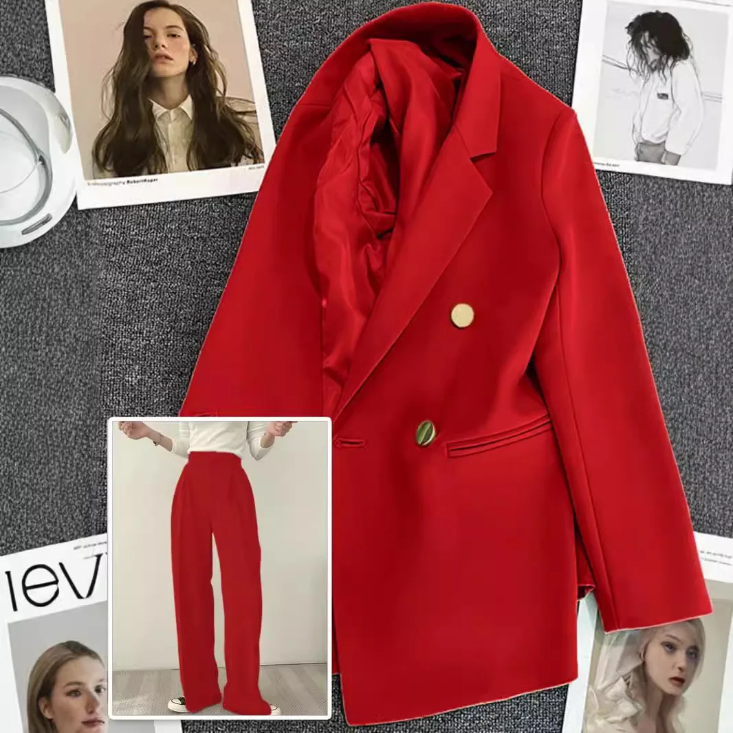 

Premium Women's Fashionable Casual Suit Set Loose Slimming Spring Autumn New Korean Style Comfortable Sportswear