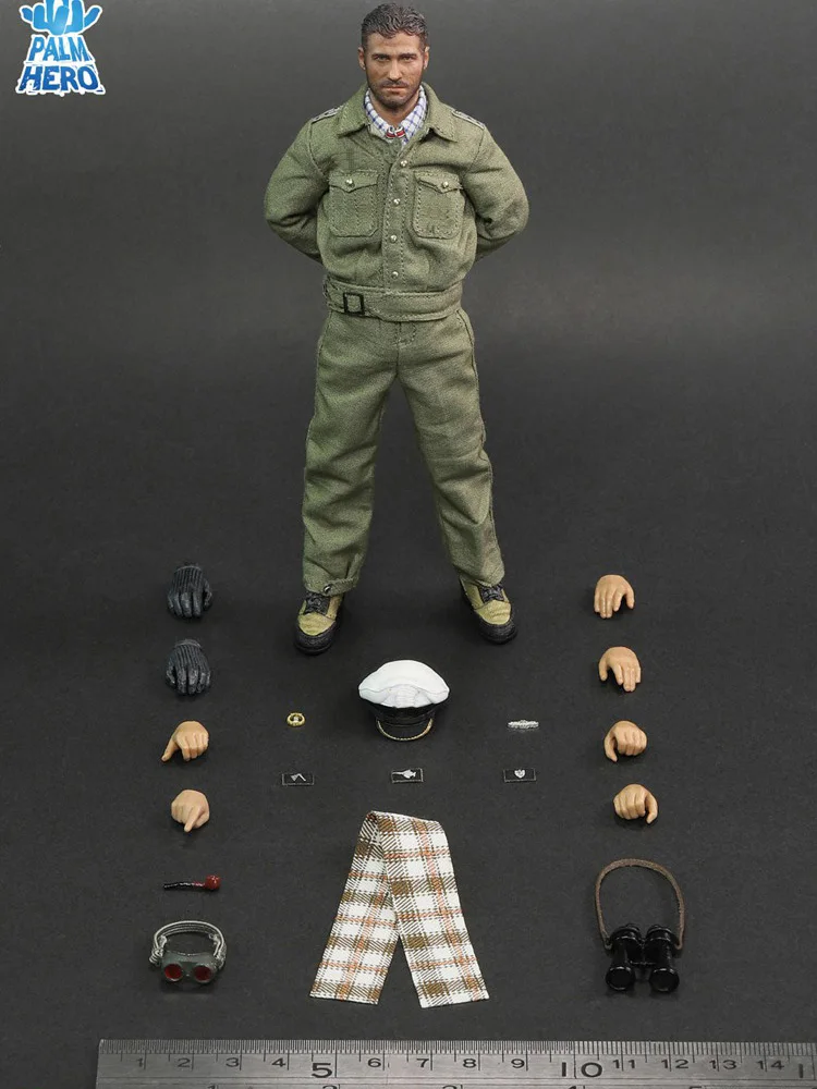 DID XD80026 1/12 Army Green Cloth Captain Heinrich Lehmann mobile Action Figure Mini telescopio accessorio 6 "Set completo soldato