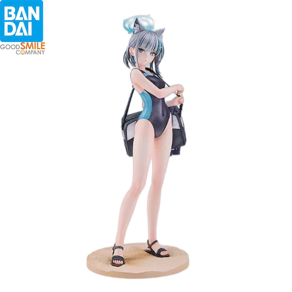 Brand New In Stock Good Smile Blue Archive Shiroko 22cm PVC Cool Swim Suit Anime Figure Collectible Gift For Otaku Fans