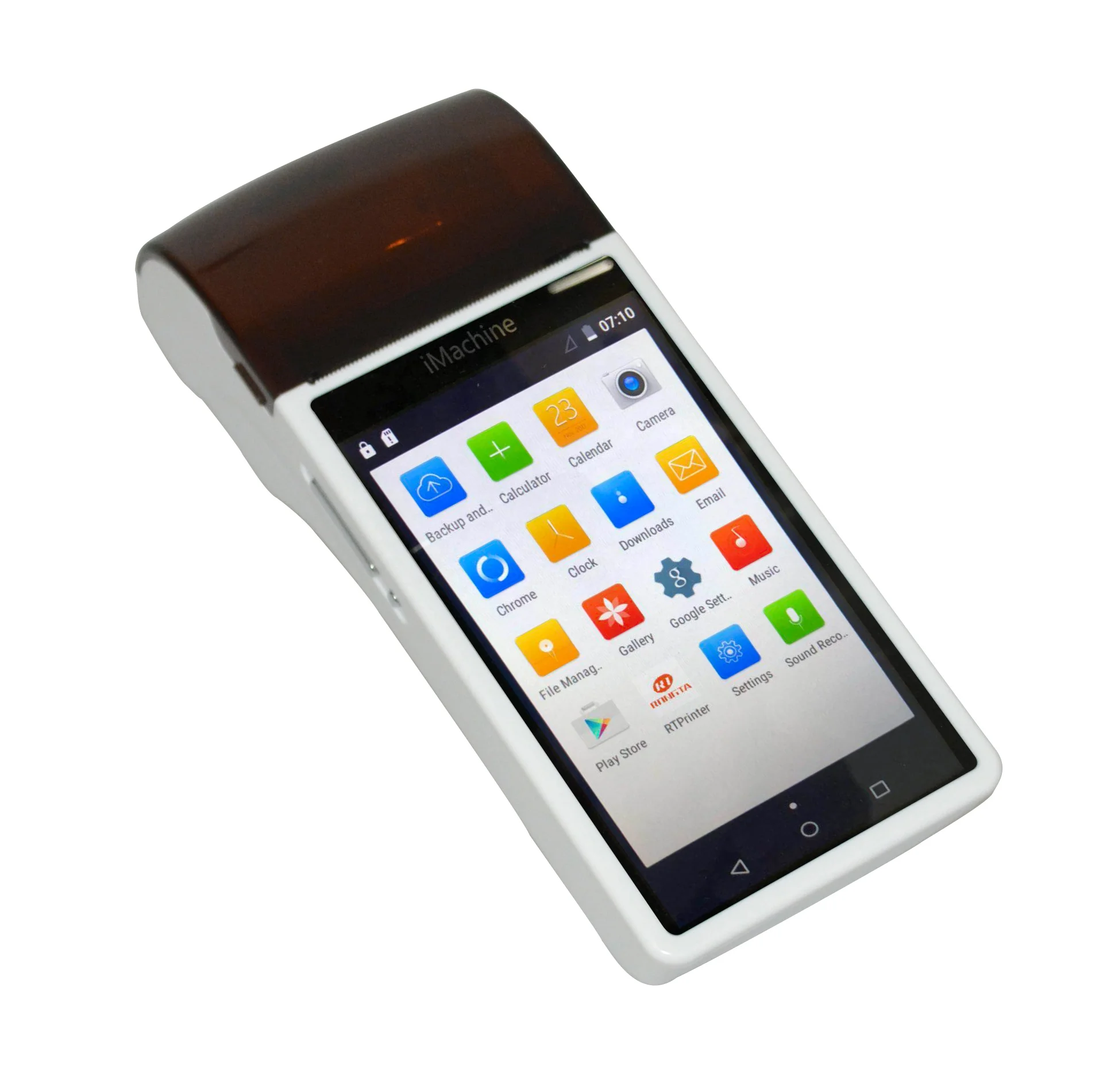 

5 Inch Android Pos Handheld Terminal with Printer Receipt Printer for Parking Restaurant 80mm