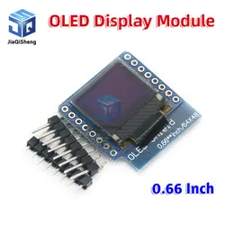 0.66 inch OLED Display Module for WEMOS D1 MINI ESP32 Module Arduino AVR STM32 64x48 0.66