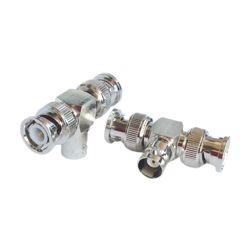 Kupfer-BNC-Steckverbinder-Set BNC-Stecker-Buchse auf Q9-Adapter 90-Grad-Winkel T-Typ 3-Wege-4-Wege-Splitter RF-Koaxial-Konverter – Detail 2
