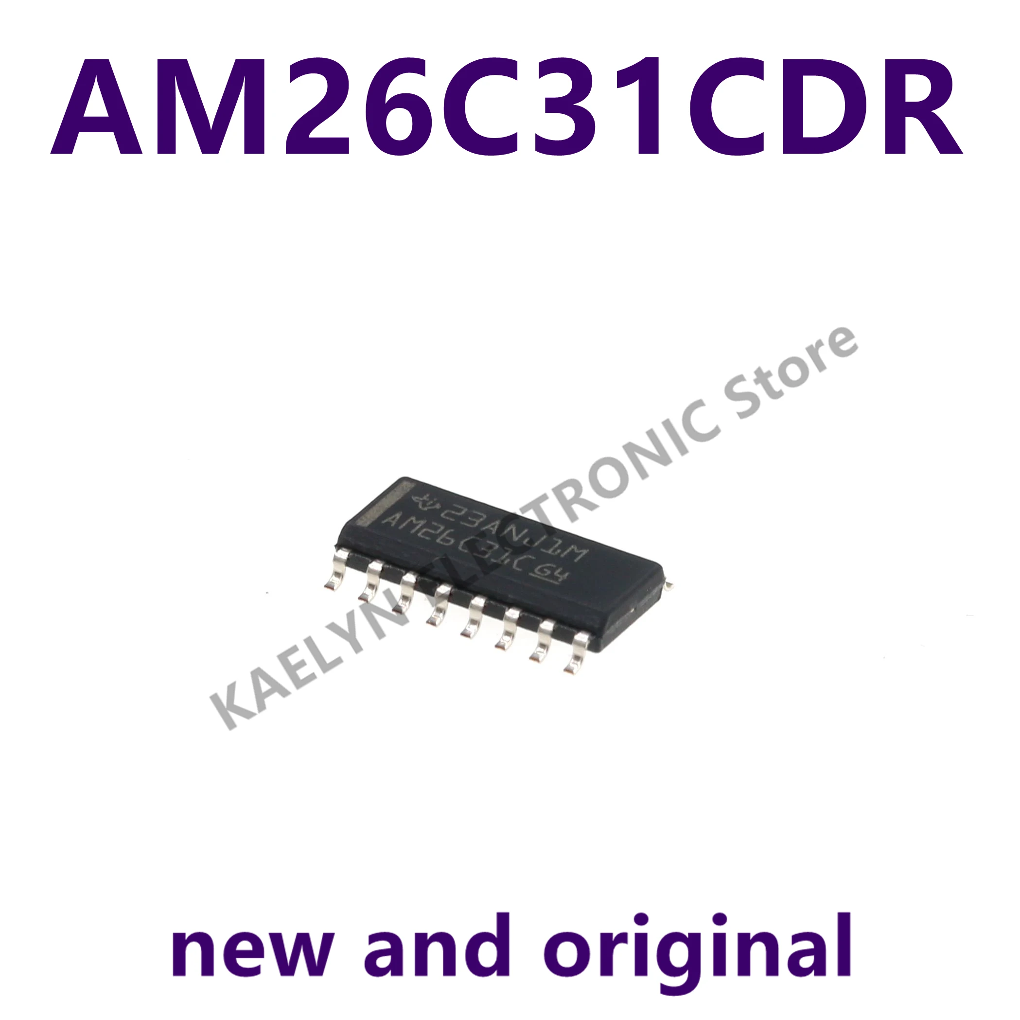 

10PCS/LOT Original genuine patch AM26C31CDR SOIC-16 four way differential line driver chip