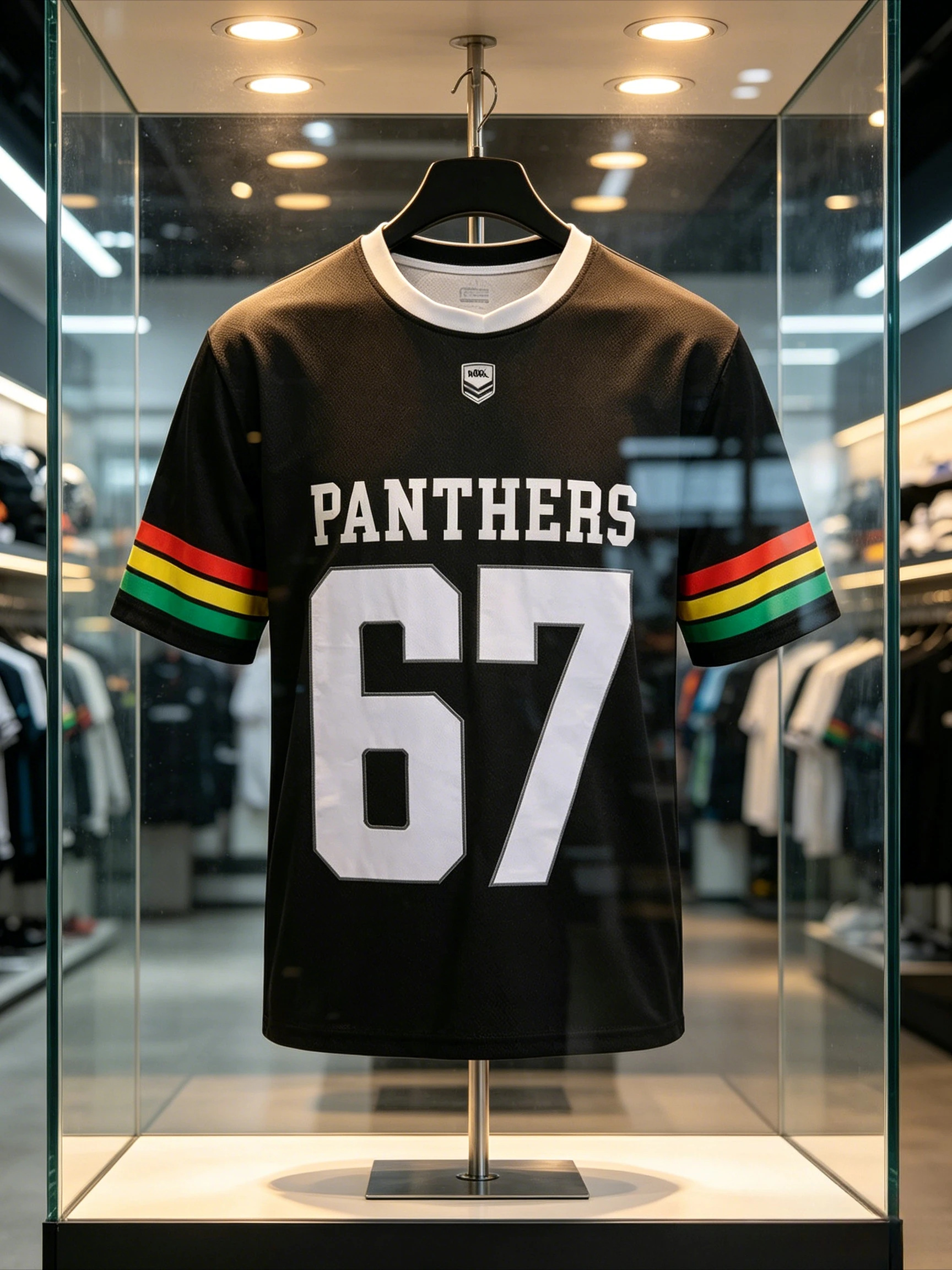 Men's Penrith Panthers NRL Jersey, 2026 Summer Style, Y2K #67 Family T-shirt, Breathable Quick Dry Daily & Training Shirt
