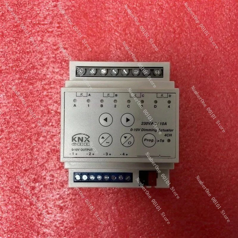 LED Dimmer 4 Channel 10A KNX Lighting Actuator for Smart Building Automation