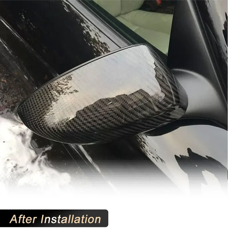 Car Rearview Mirror Covers Caps for BMW Z4 E85 2002-2008 Add On Racing Side Mirror Caps Shell Body Kits Carbon Fiber view 3