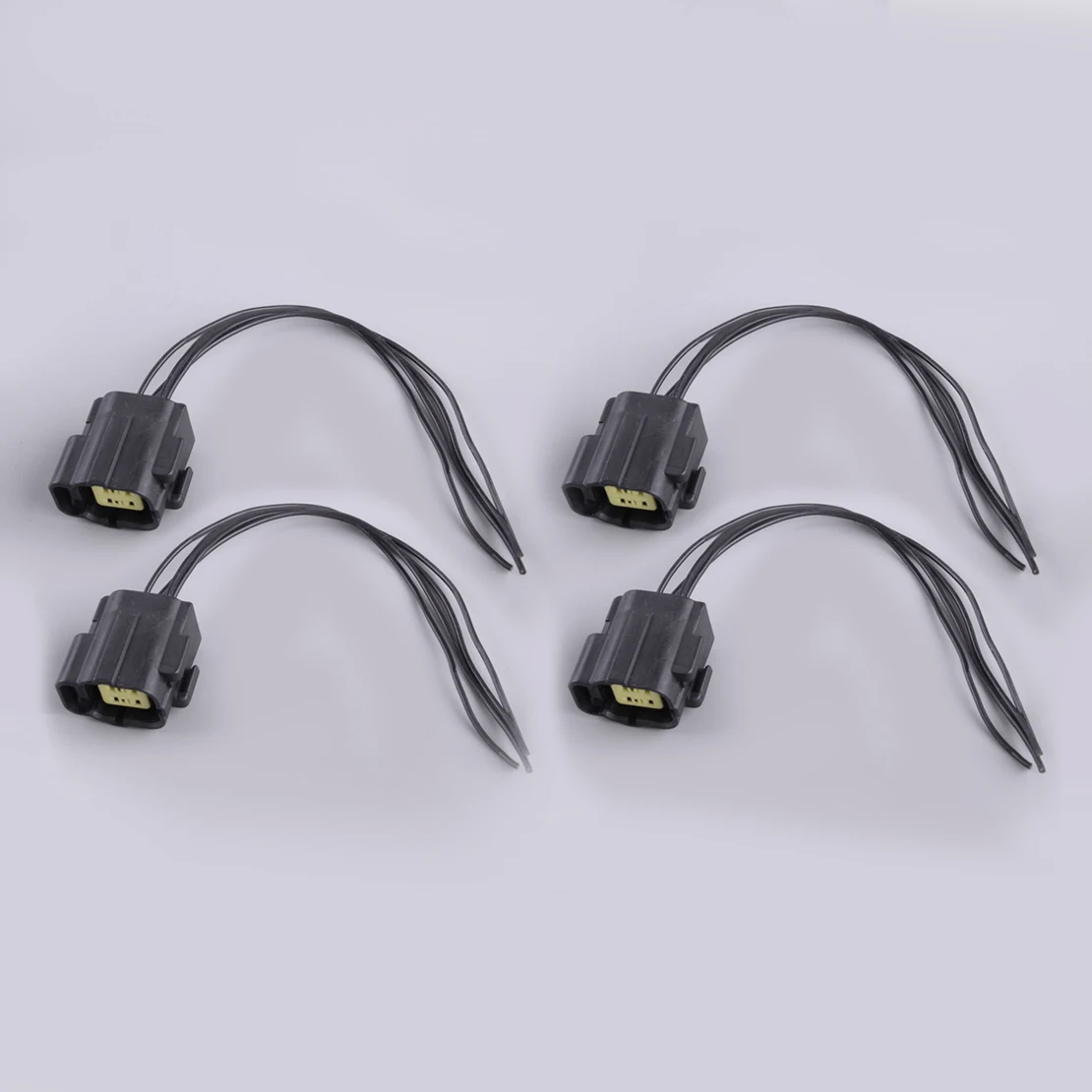 4pcs O2 Oxygen Sensor 4 Way Female Connector Wiring Harness Pigtail High Quality New Fit For Infiniti Nissan Subaru