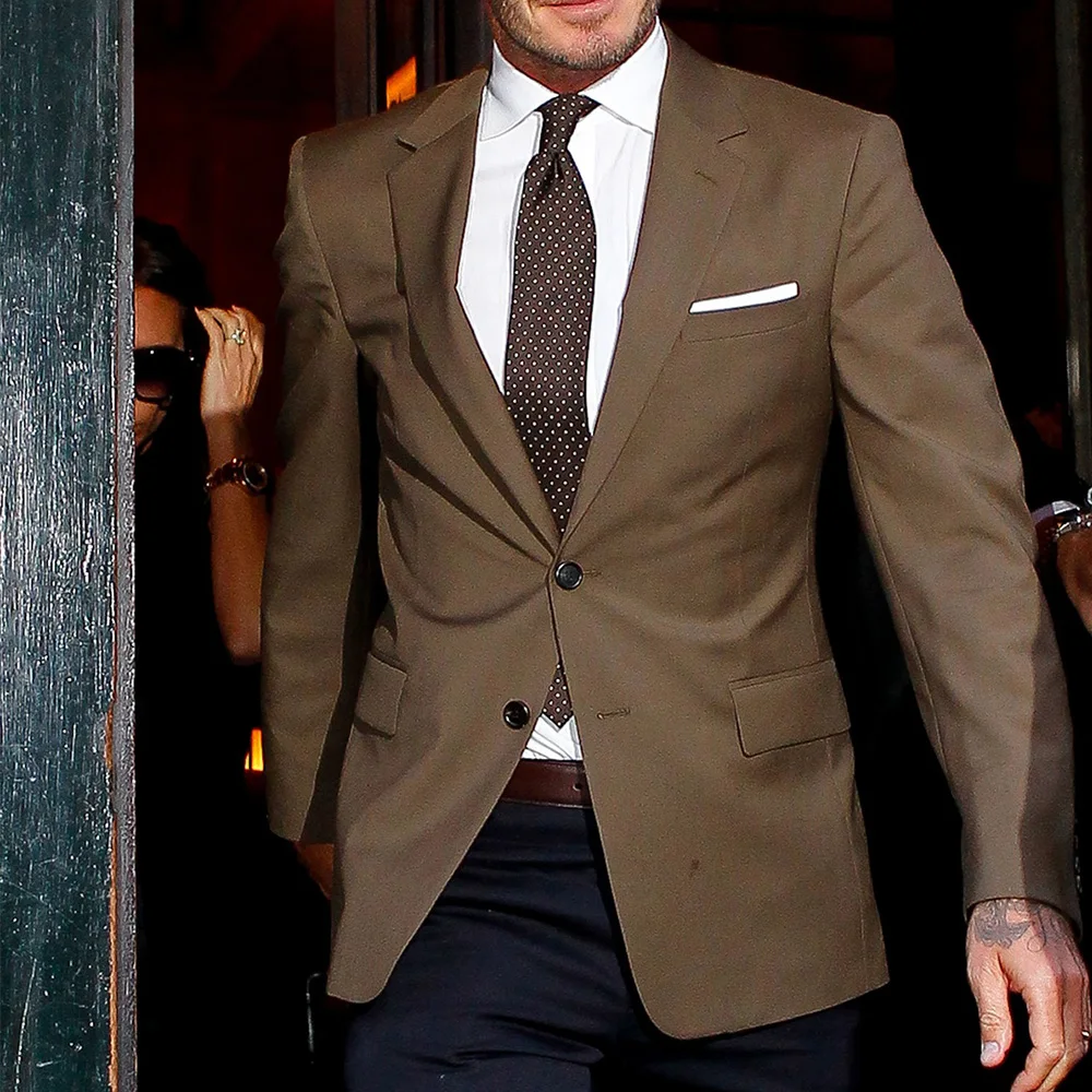 

Men Suit Jacket Single Breasted Notch Lapel Slim Fit Comfortable Waist Tailored Elegant Blazer Casual Fashion Business Formal We