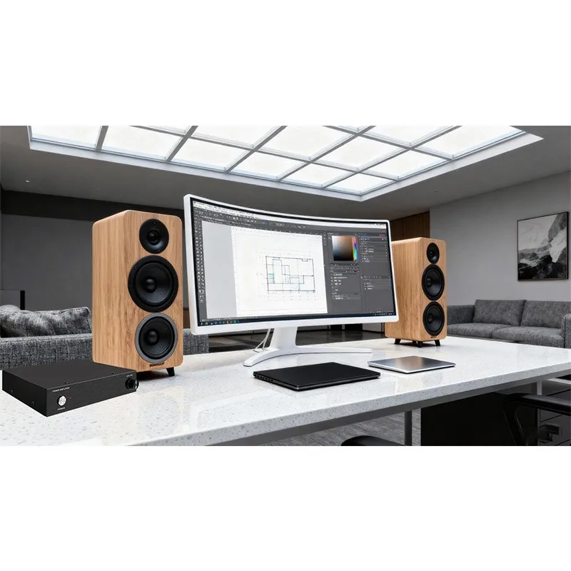 PA-100 Small Dual Channel HIFI Amplifier Advanced Home Theater Audio Power Amplifier Home Digital Power Amplifier