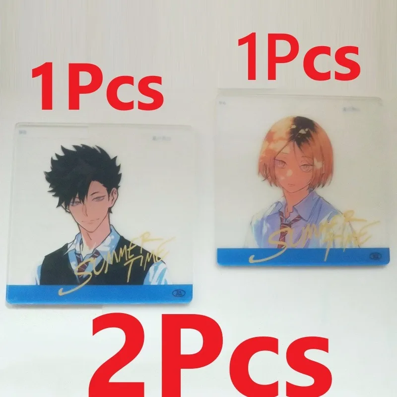 2Pcs/Set Cute Anime Photo Props Diy Cartoon Acrylic Transparent Card Collection Card Birthday Gift