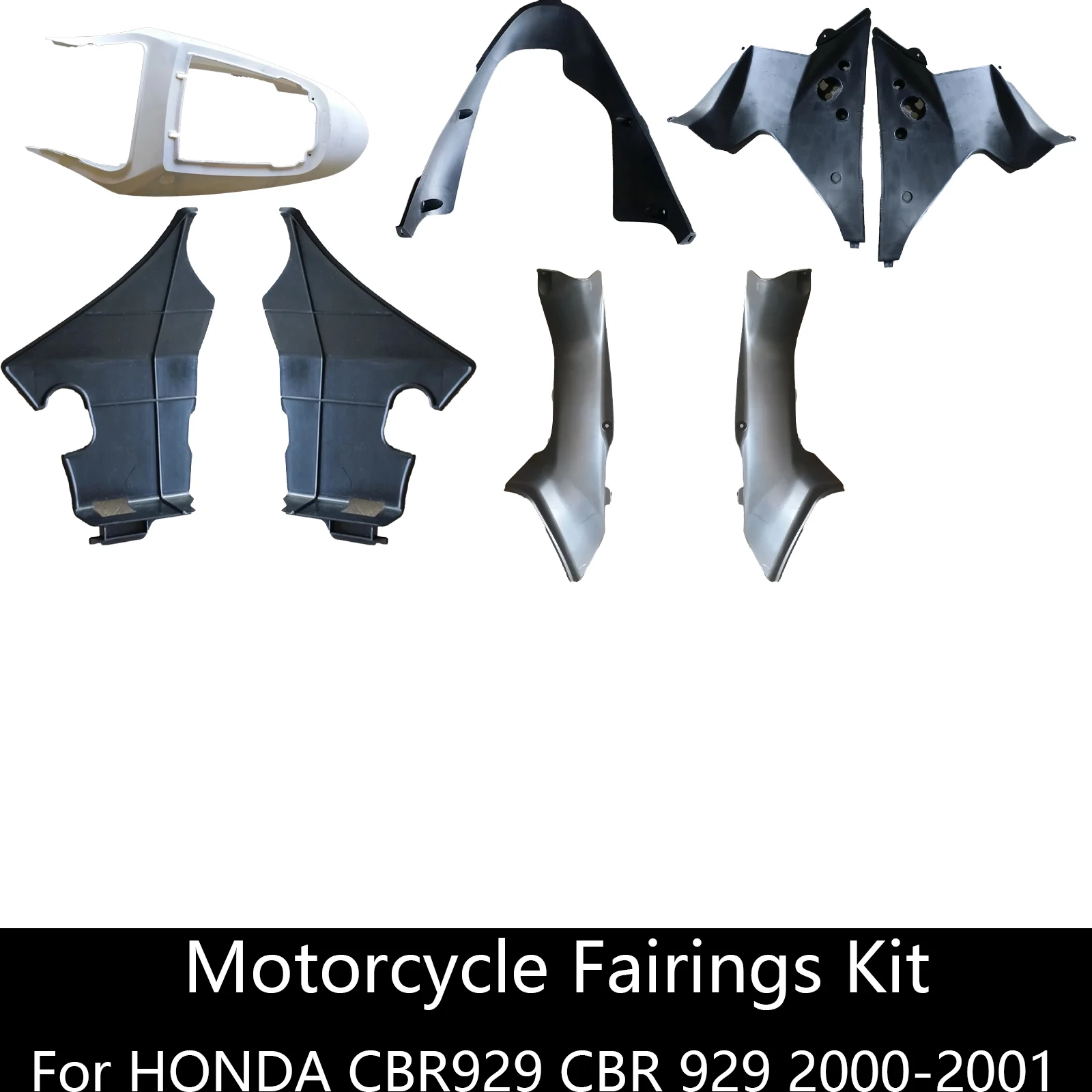 

For HONDA CBR929 CBR 929 2000-2001 Motorcycle Accessories Unpainted Front Upper Fairing Kit Injection Mold Bodywork Panel