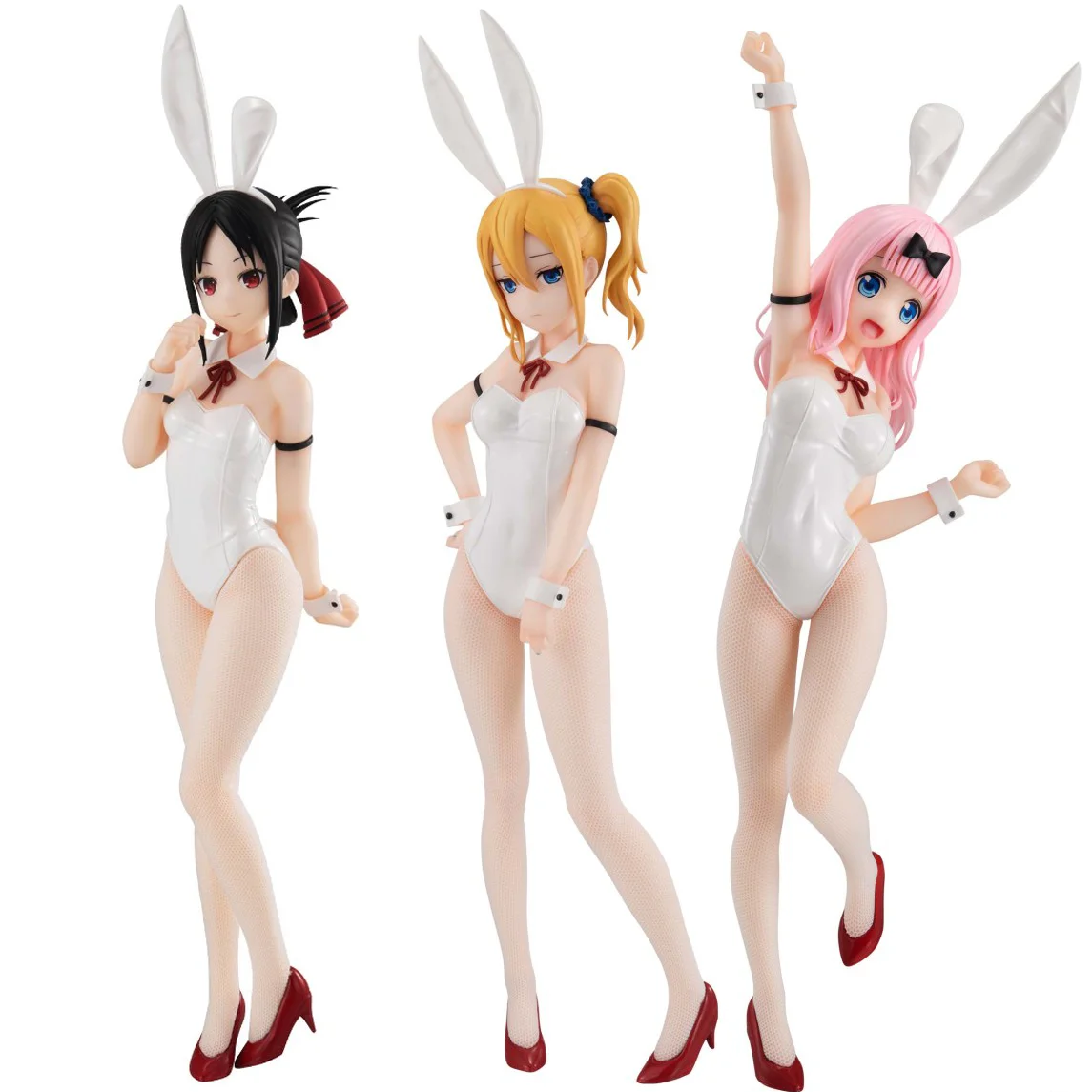 

Judai 29cm Original Furyu BiCute Bunnies Kaguya Sama Fujiwara Chika Shinomiya Kaguya Hayasaka Ai Bunny Girls Action Figure Toys
