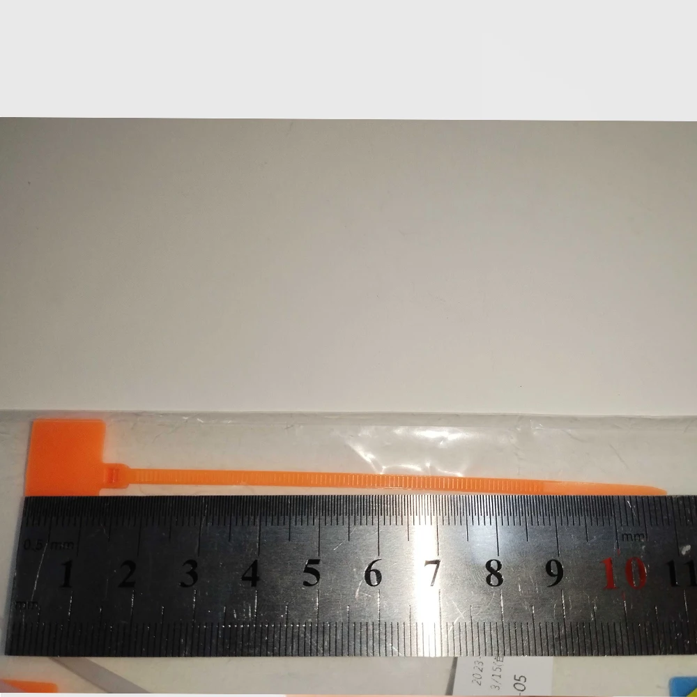 100Pcs Colorful Nylon Cable Ties Plastic Label Strapping Tape Easy Mark Tag Labels Self-locking Zip Ties Mesh Wire Marker Tools image 6