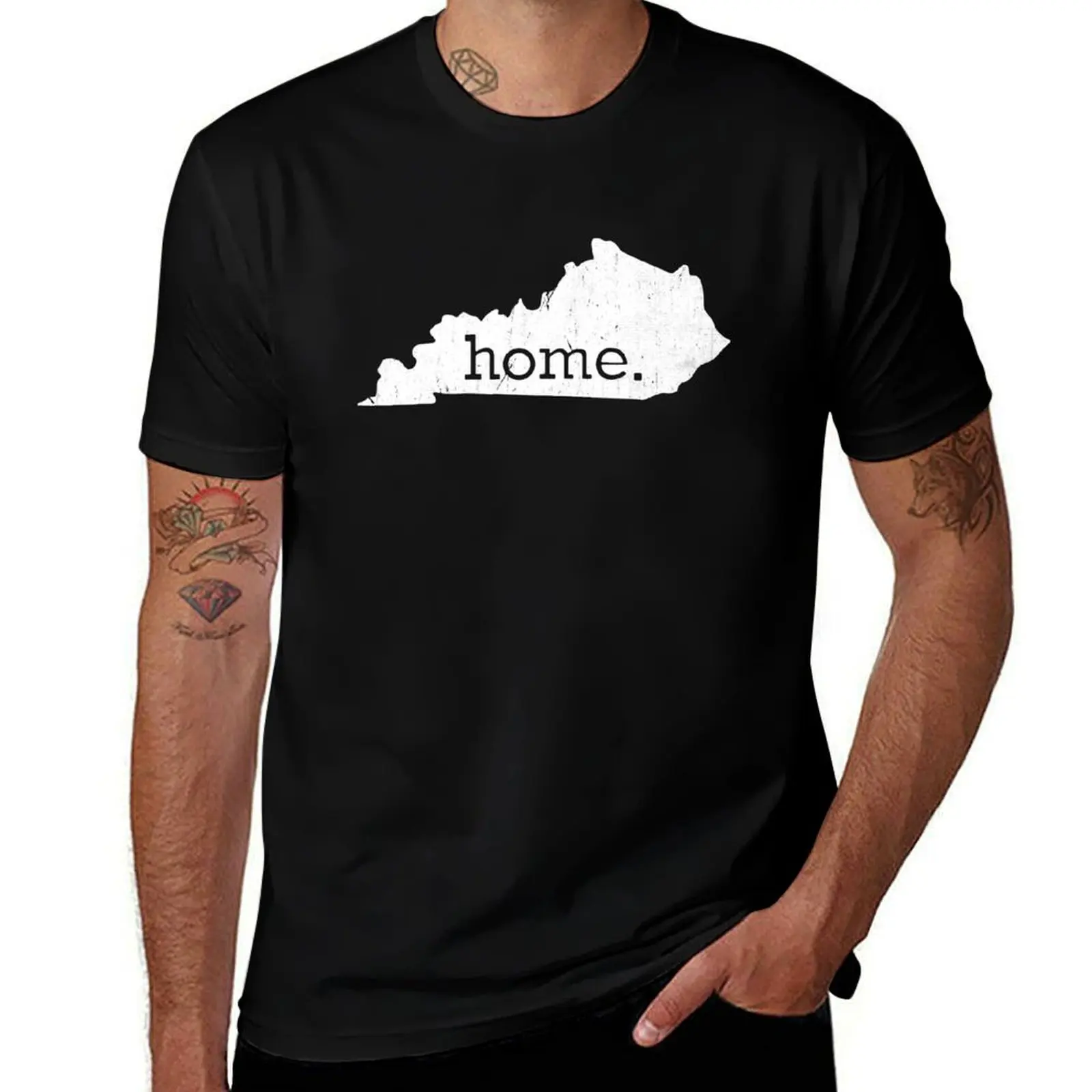 Kentucky Home State T-Shirt Aesthetic clothing animal prinfor boys vintage t shirt men