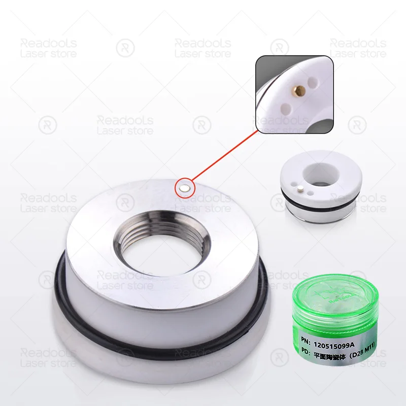 Original Raytools Ceramic Ring D28 M11 D32 M14 D19.5 M8 Fiber Laser Ceramic Ring for Raytools BM111 BM110 BM109 BT240S