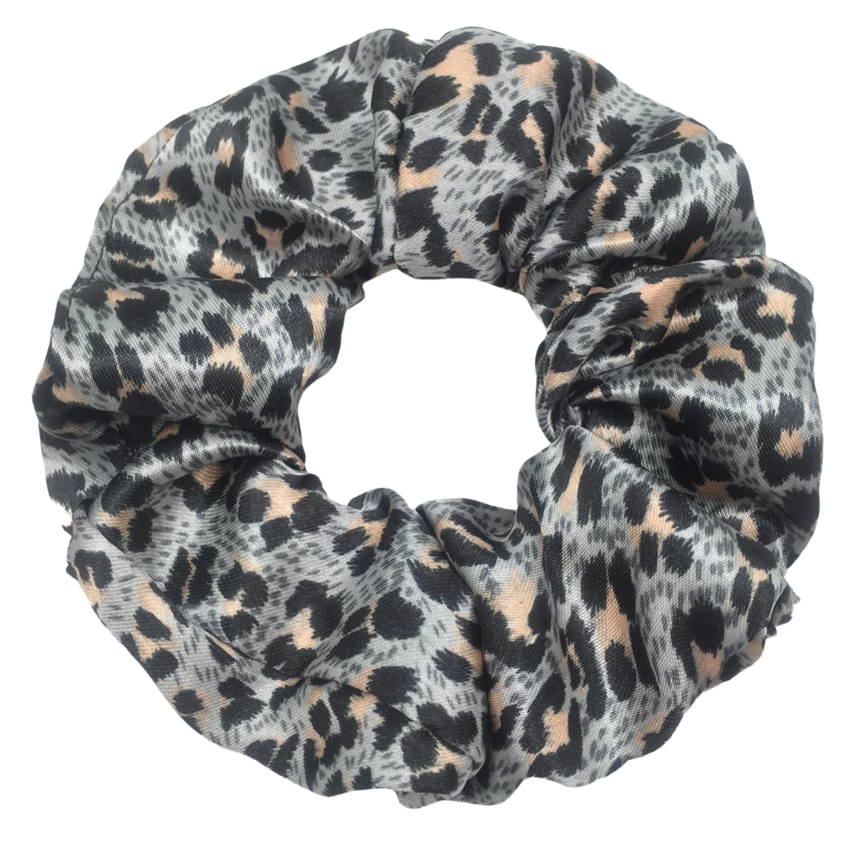 12pcs New Satin Fabric Sausage Loop Hair Rings Set Solid Colour Fabric Loop Hair Rope Scrunchies Headwear Ties image 3