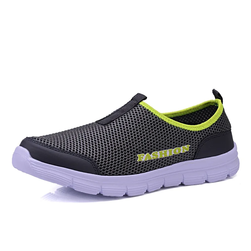 Casual Men Shoes Summer Sneakers Breathable Mesh Men Footwear Running Shoes Men\'s Lightweight Slip-on Sandals Zapatos De Hombre